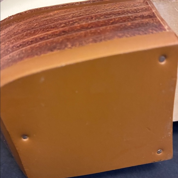 Vintage Cream Brazilian Leather Ankle Boots Size 6 - Picture 10 of 10